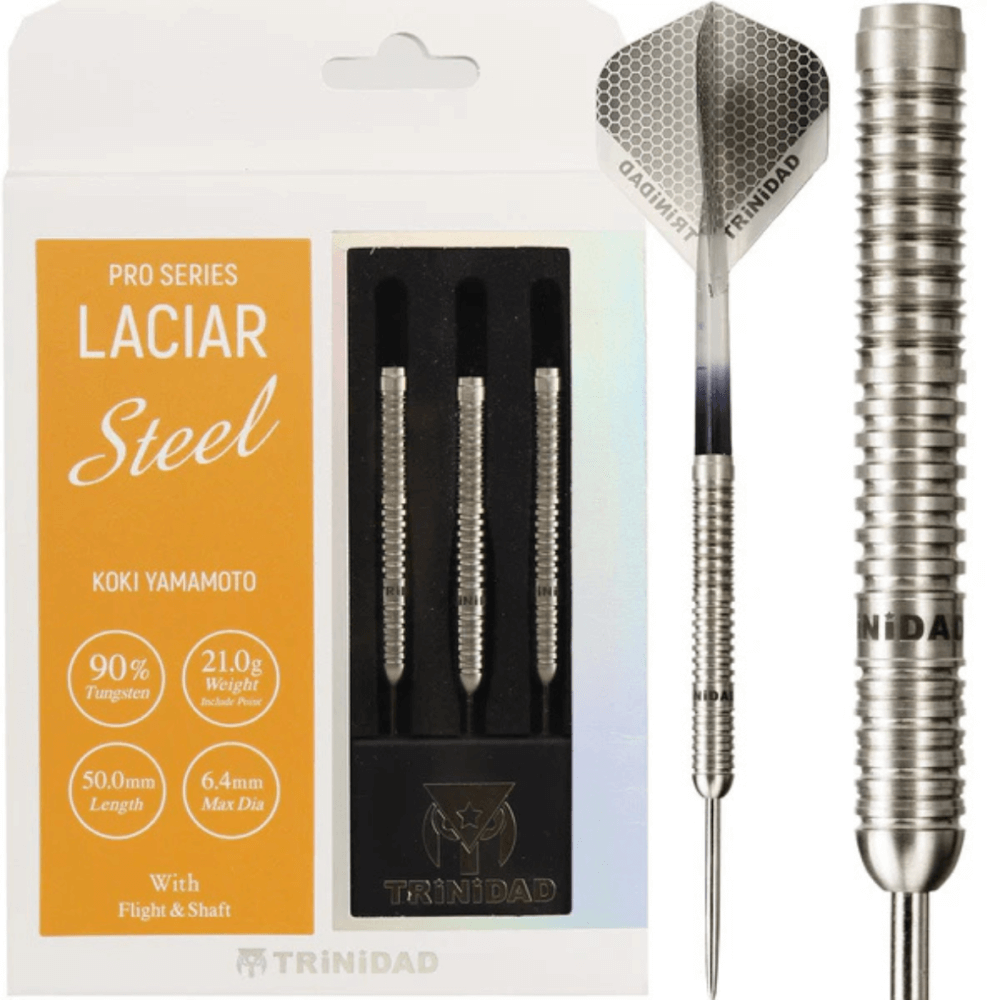 ลูกดอกปลายเหล็ก TRINIDAD LACIAR STEEL DARTS 21G_0